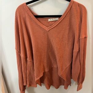 Women’s Free People We The Free Buttercup Thermal Sweater